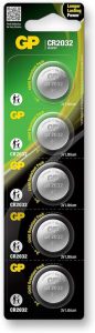 GP Battery Lithium Knopfzelle CR2032 im 5er Blister - Deine zuverlässige Energiequelle