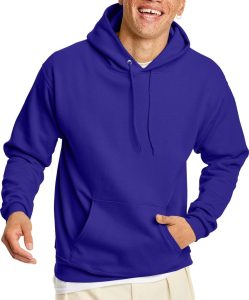 Hanes Herren Kapuzenpullover S Violett - Komfort und Stil in Einem