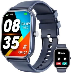 Haulvean Smartwatch mit Bluetooth-Anrufen und Fitnessfunktionen - Dein idealer Begleiter im Alltag