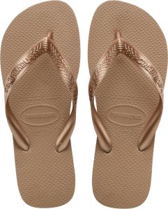 Havaianas Top Tiras Zehentrenner Damen 37/38 EU in Rose Gold - Der perfekte Sommerbegleiter