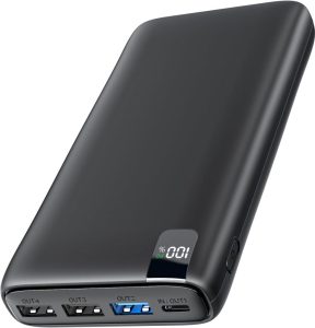 Hiluckey Powerbank 27000mAh - Leistungsstarker externer Akku mit Schnellladefunktion und LED Display