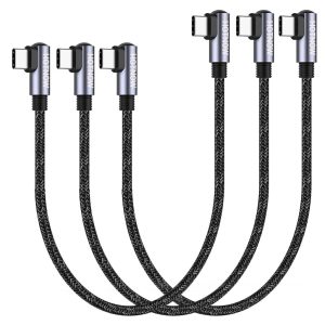 HOTNOW USB C auf USB C Kabel rechtwinklig 0.3m 3Pack - Dein zuverlässiges Schnellladekabel