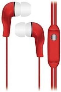 Hytech HY-K700 Mobile Phone Compatible In-Ear Kopfhörer Red mit Mikrofon