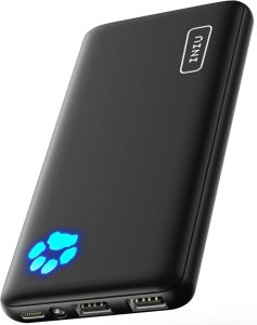 INIU Ultra Slim Powerbank - 10000mAh Handyakku mit USB C Input & Output