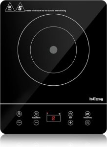 IsEasy Induktionskochfeld 1 Platte: Hochleistungsfähig, vielseitig und sicher