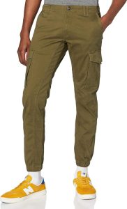 JACK & JONES Herren Hose in Olive, Größe 32W / 32L