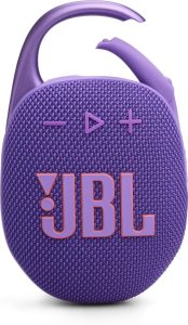 JBL Clip 5 in Lila: Dein tragbarer Bluetooth-Lautsprecher für unvergesslichen Sound