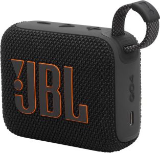 JBL Go 4 Tragbarer Bluetooth-Lautsprecher in Schwarz – Mit tiefem Bass und Playtime-Boost-Funktion – Wasser- und staubfest