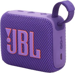 JBL Go 4 Tragbarer Bluetooth-Lautsprecher in Lila – Mit Pro Sound und Playtime-Boost-Funktion