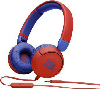 JBL Jr310 On-Ear Kinder-Kopfhörer in Rot-Blau – Ideal für Schule und Freizeit