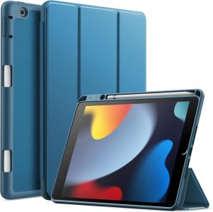 JETech Hülle für iPad 10,2 Zoll Modell 2021/2020/2019 mit Stifthalter und Auto Wachen/Schlafen Funktion