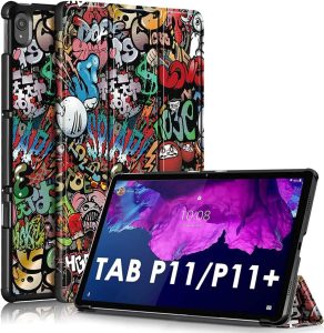 KATUMO Hülle für Lenovo Tab P11 / P11 Plus - Ultra Dünn & Leicht Schutzhülle im Graffiti Design