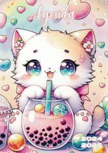 Kawaii Chat Mignon Agenda Scolaire - Der perfekte Begleiter für Schule und Universität