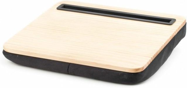 Kikkerland Halter mit Polster iBed Wood - Perfekter Begleiter für dein Apple iPad