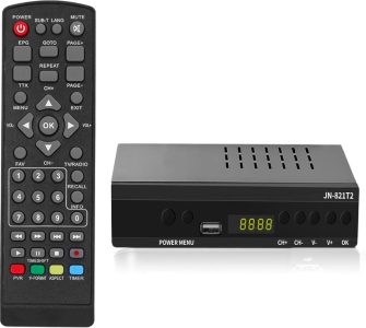 LALALUYE DVB-T HD Decoder - Full HD 1080p terrestrischer digitaler TV-Tuner