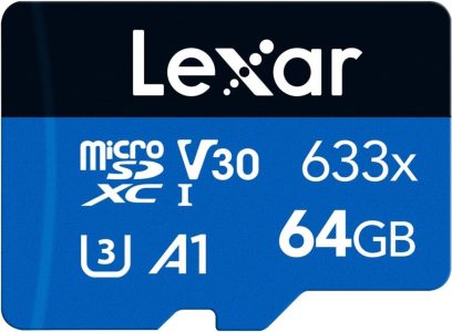 Lexar 633x 64GB Micro SD Karte - Hochgeschwindigkeits-Speicher für deine digitalen Geräte