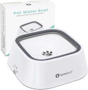 LumoLeaf Anti-Schwapp Wassernapf für Hunde und Katzen, 1L, Auslaufsicher und Ideal für Reisen