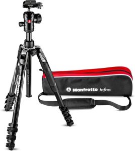 Manfrotto Befree Advanced Reisestativ mit Hebelverschluss - Tragbar und kompakt für DSLR und spiegellose Kameras