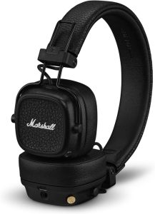 Marshall Major V Bluetooth Kopfhörer in Schwarz mit 100 Stunden Spielzeit