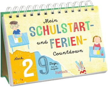 Mein Schulstart- und Ferien-Countdown: Perfektes Aufstellbuch als Geschenk zur Einschulung