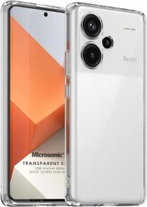 Microsonic Hülle für Xiaomi Redmi Note 13 Pro Plus 5G - Transparent und Schützend