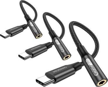 MOSWAG USB Typ C auf 3.5mm Kopfhörer Jack Adapter - Dein Audioerlebnis neu definiert