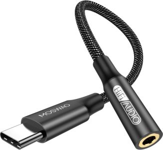 MOSWAG USB Typ C auf 3.5mm Kopfhörer Jack Adapter: Dein perfekter Begleiter für Hi-Fi Audio