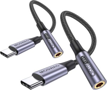 MOSWAG USB Typ C auf 3.5mm Kopfhörer Jack Adapter - Dein perfekter Musikbegleiter