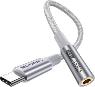 MOSWAG USB Typ C auf 3.5mm Kopfhörer Jack Adapter: Dein Begleiter für perfekten Klang