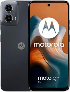 MOTOROLA Moto G34 5G in Charcoal Black - Dein neues Android™ Smartphone mit 120 Hz Bildwiederholrate und 50 MP Kamera