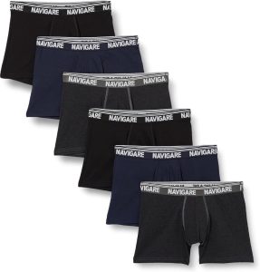 Navigare Herren 573/E Boxershorts im 6er Pack - Vielseitig und Komfortabel