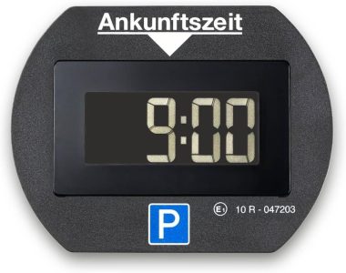 Needit elektronische Parkscheibe Park Lite - automatische, digitale Parkuhr mit Zulassung vom Kraftfahrt-Bundesamt