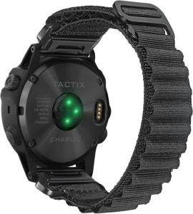 Nylon Uhrenarmband Kompatibel mit Garmin Sportarmband für fēnix/Forerunner/Vivoactive/Approach/MARQ/quatix/D2 Serie