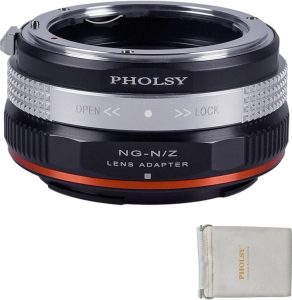 PHOLSY FTZ Adapter mit Blendensteuerring: Der perfekte Begleiter für deine Nikon Z-Mount Kamera