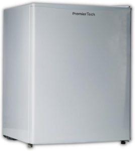 PremierTech PT-F60 Mini-Kühlschrank in Weiß mit 58 Liter Fassungsvermögen - Ideal für Hotel, Büro und Zuhause