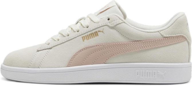 PUMA Unisex Smash 3.0 Sneaker in Warm White Rose Quartz Puma White, Größe 40 EU