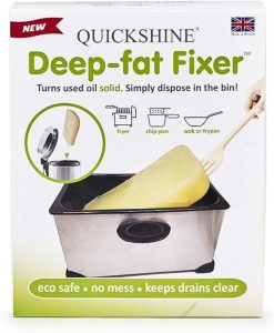 Quickshine Deepfat Fixer 2 Beutel - Die umweltfreundliche Lösung für gebrauchtes Kochöl