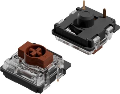 Ranked Gateron ks-27 Low-Profile-Tastenschalter für Gaming-Tastaturen (65 Stück, Gateron Brown)