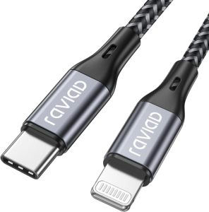 RAVIAD USB C Lightning Kabel 1M [MFi Zertifiziert] für iPhone und iPad