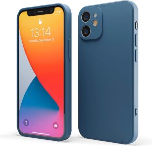 Red Ember stoßfeste Hülle für iPhone 11 in Blau - Ultradünne Schutzhülle aus flüssigem Silikon