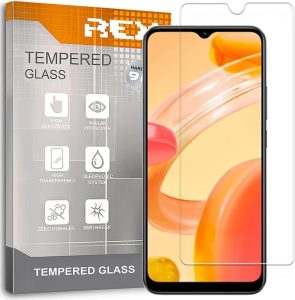 REY Bildschirmschutz aus gehärtetem Glas für Oppo REALME C33, C30s, A17, A78 5G - Perfekter Schutz für dein Smartphone