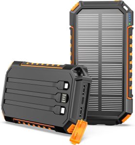 Riapow Solar Powerbank 27000mAh - Die ultimative Energiequelle für unterwegs