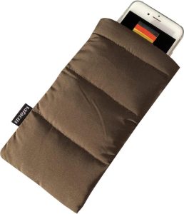 SAFACUS Thermo Handyhülle Tasche Universal Daunen Pouch - Der perfekte Schutz für dein Smartphone im Winter