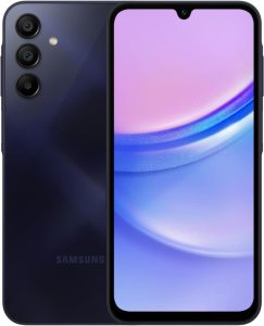 Samsung Galaxy A15 4GB+128GB in Blau-Schwarz - Die Internationale Version für den weltweiten Einsatz