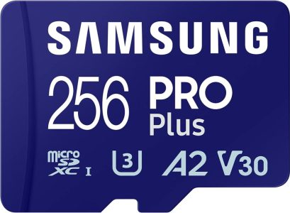 Samsung PRO Plus microSD-Karte + SD-Adapter - 256 GB - Ideal für Mobile Gaming