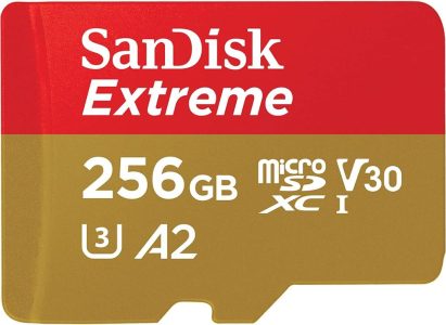 SanDisk Extreme microSDXC UHS-I Speicherkarte 256 GB - Dein Speicherplatz für Action und Abenteuer