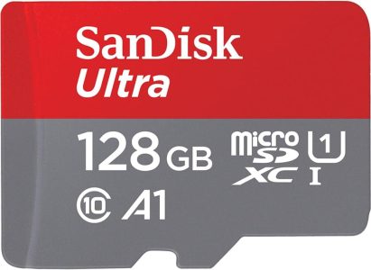 SanDisk Ultra Android microSDXC UHS-I Speicherkarte 128 GB + Adapter - Perfekt für Smartphones und Tablets