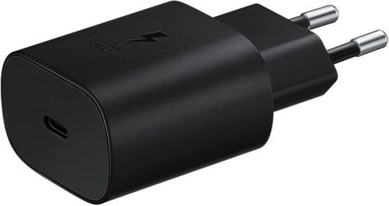 Schneller CS 25W USB-C-Anschluss Schwarz ohne Kabel - Das ultraschnelle Ladegerät von Samsung