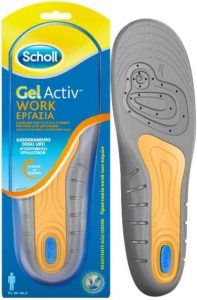 Scholl Gel-Einlegesohlen für Herren – Komfort für Arbeitsschuhe in Größe 40-46.5