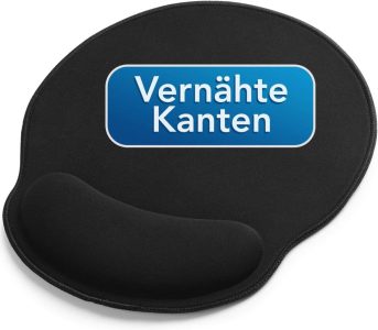 Sidorenko Ergonomisches Mauspad mit Gel-Handauflage und vernähten Kanten - Perfekt für Büro und Gaming